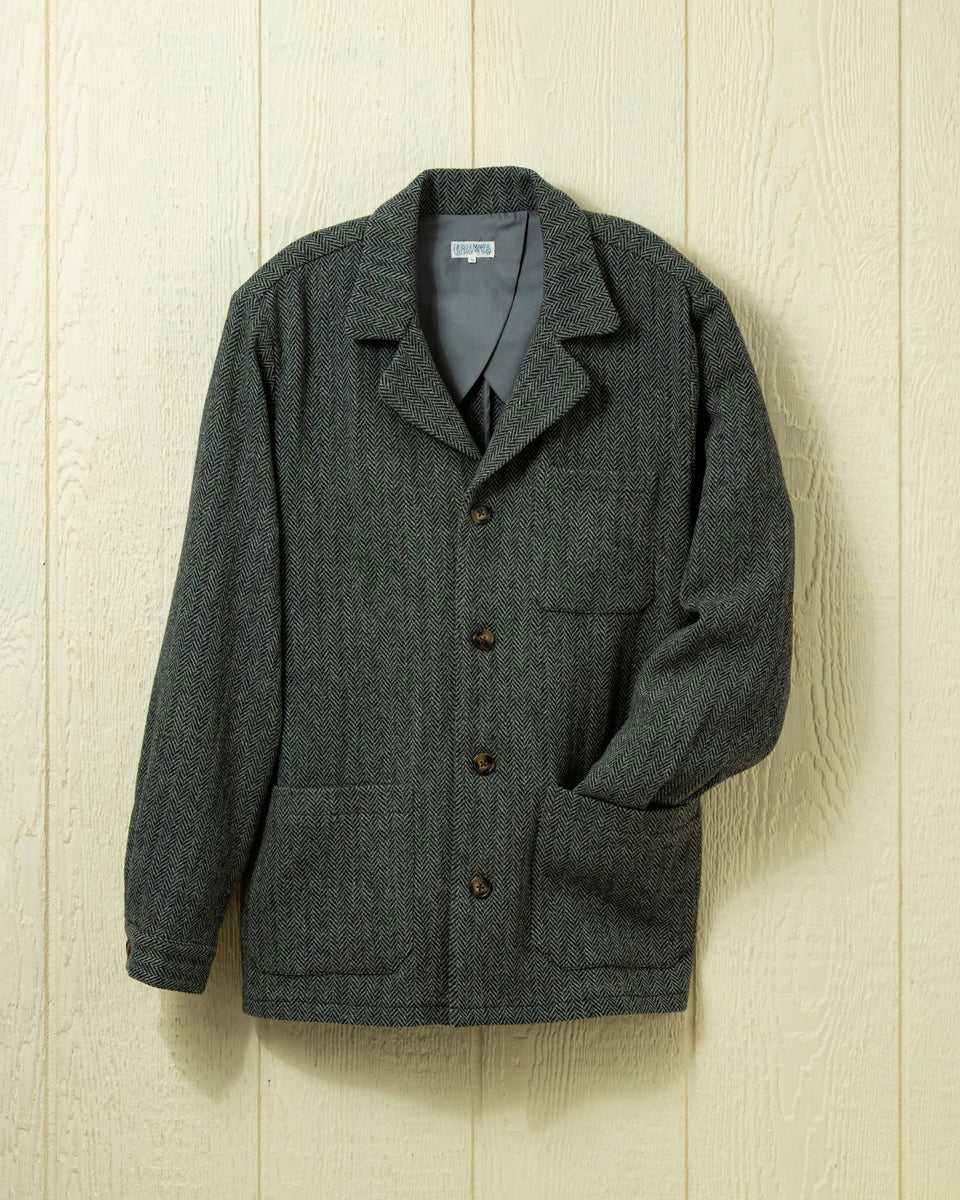 Loafer Jacket in Grey Herringbone – Quaker Marine Supply Co.