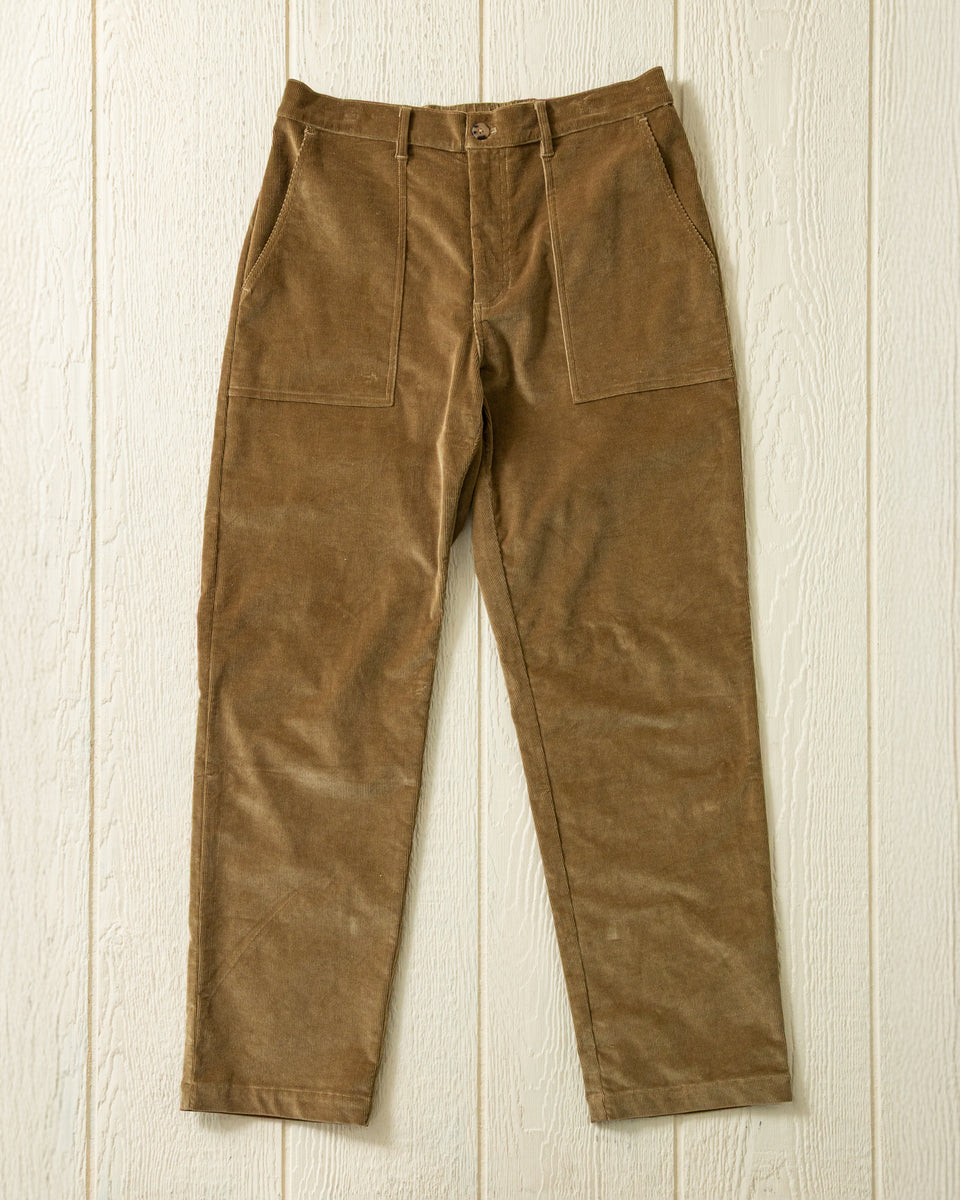 Ventura Pant in Dark Khaki Corduroy – Quaker Marine Supply Co.