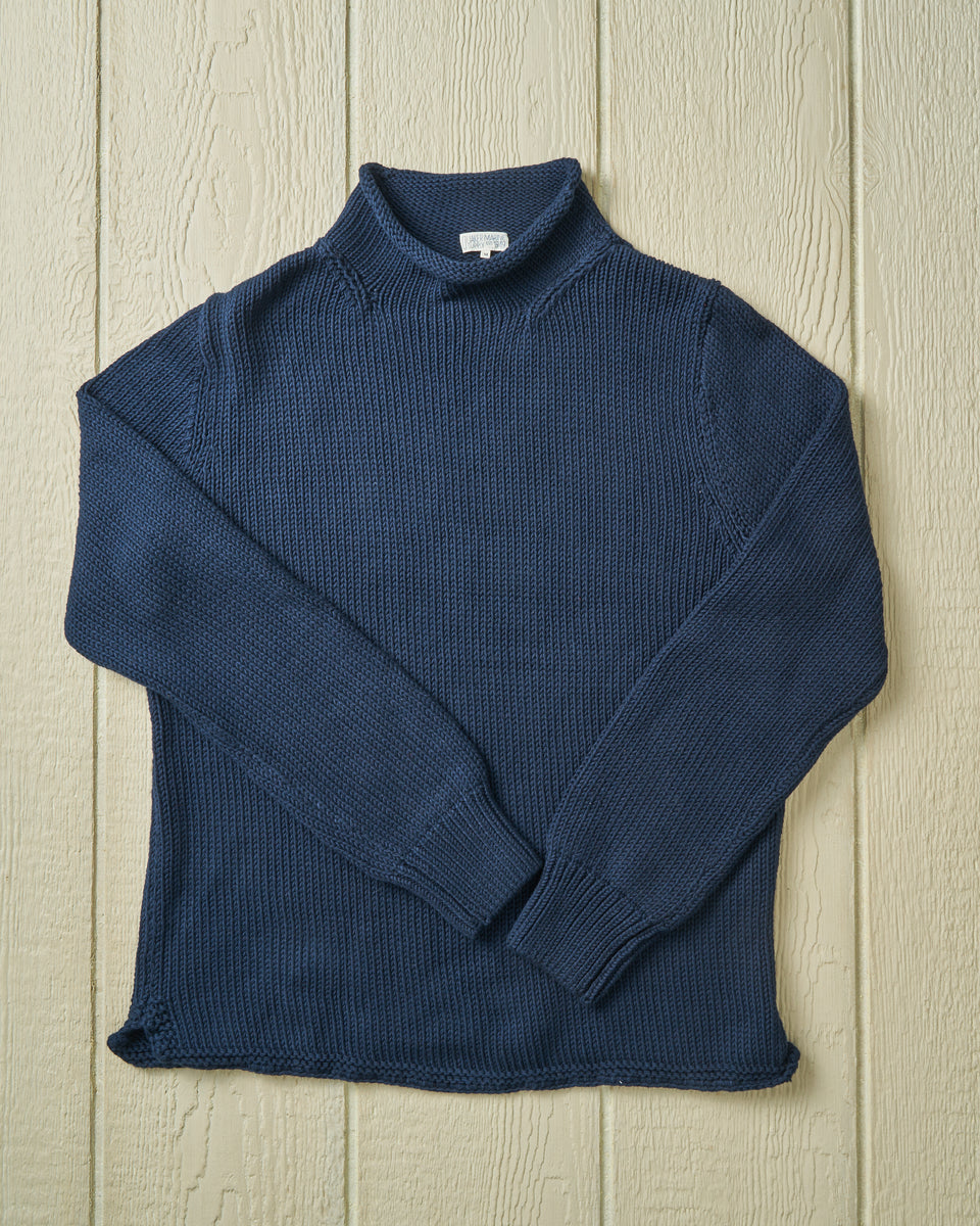 ENGLAND made outlets NIFFI wool turtleneck SAILING nautical M vintage FISHERMAN