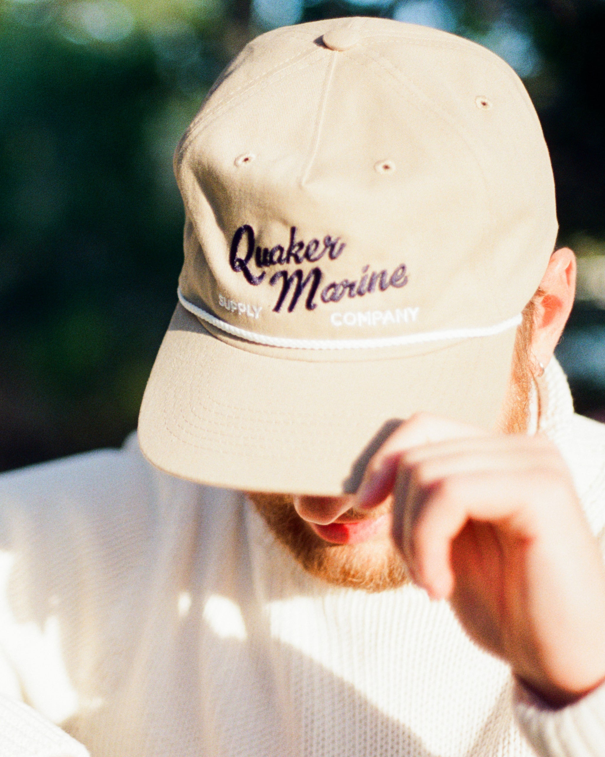 QMS Trawler Cap in Khaki – Quaker Marine Supply Co.