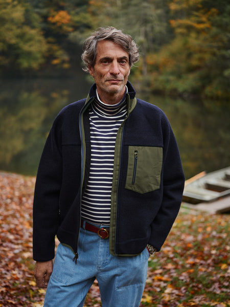 Whalsay Fleece in Navy Felted Wool – Quaker Marine Supply Co.