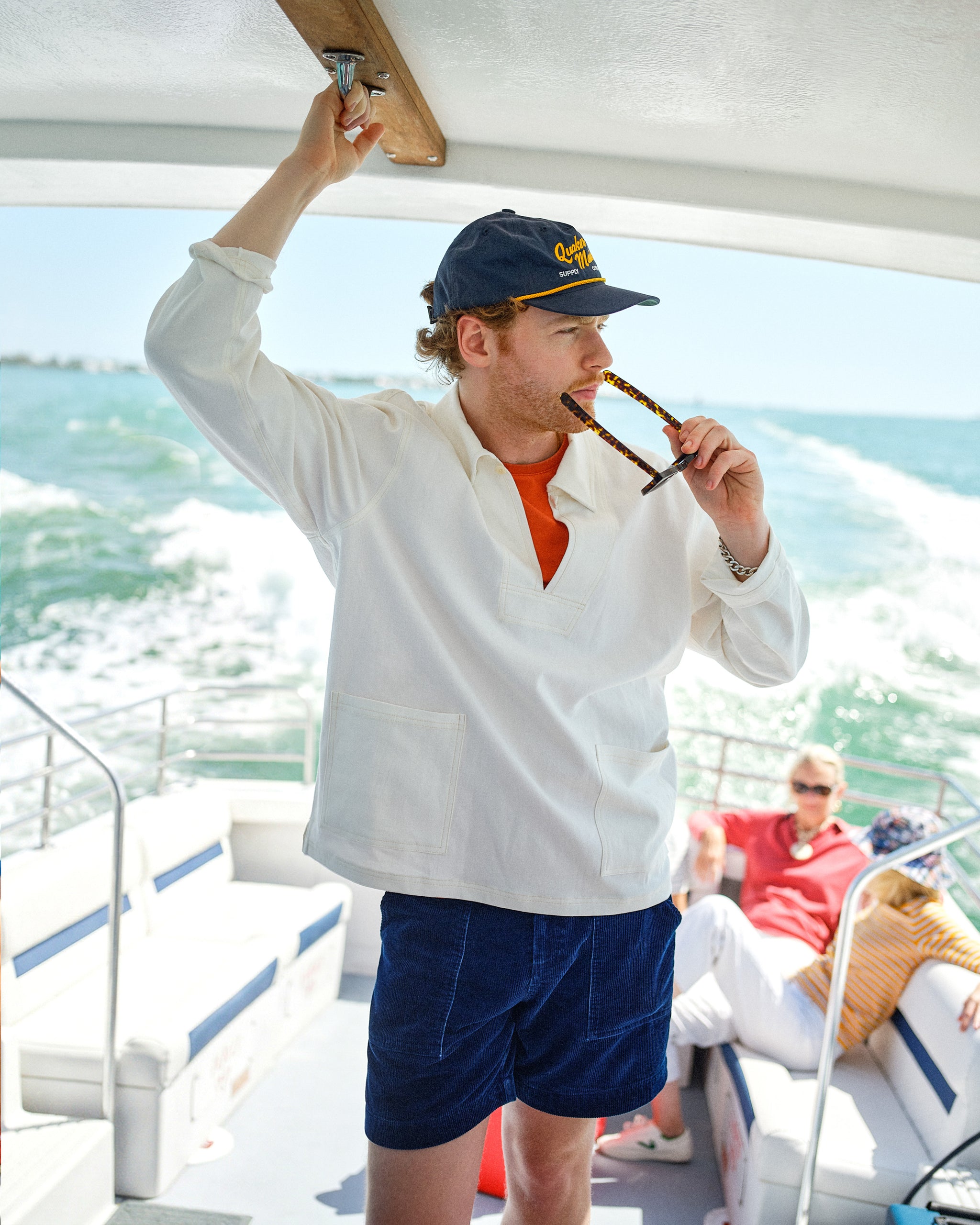 QMS Trawler Cap in Navy – Quaker Marine Supply Co.