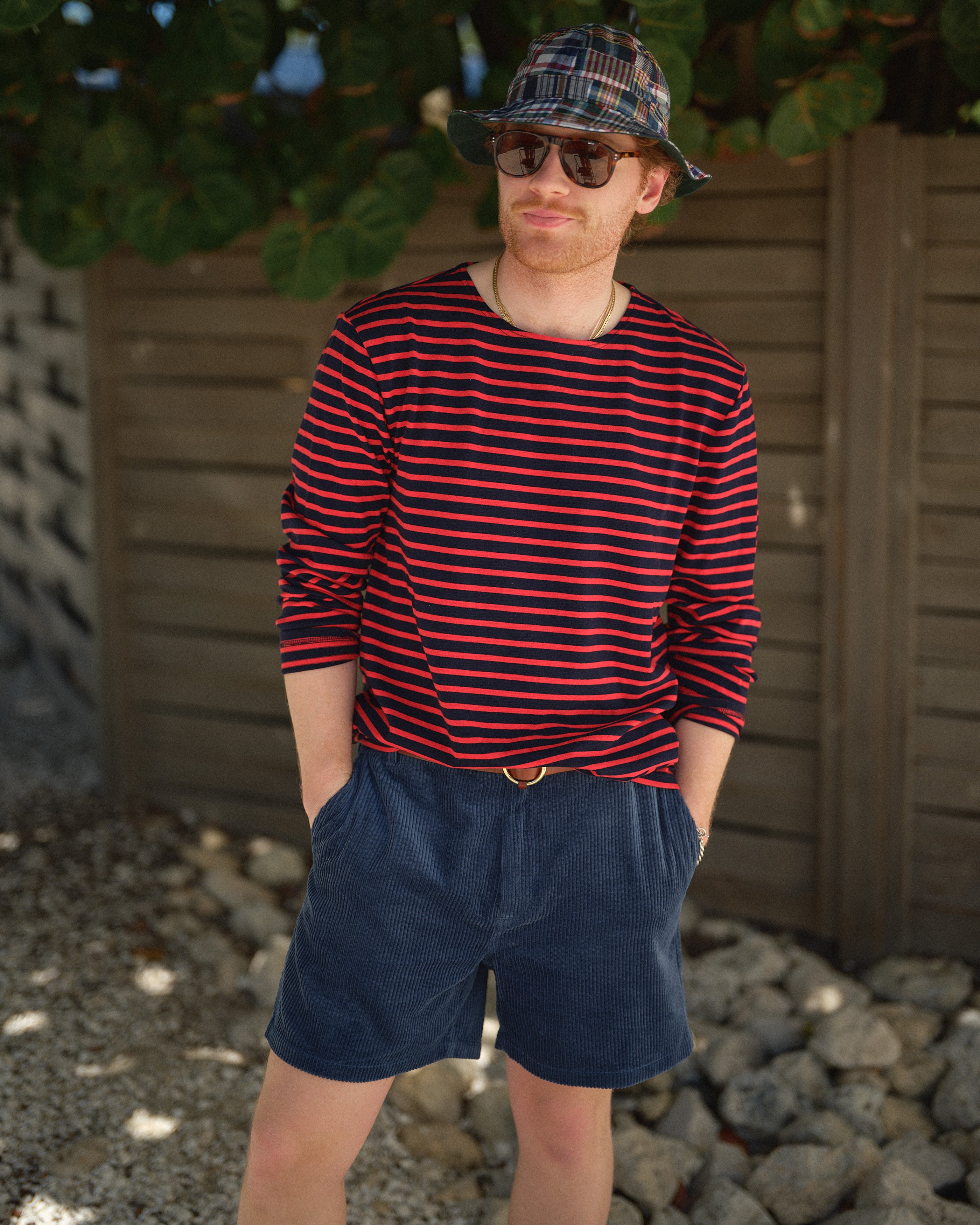帽子 yu. Patchwork Madras Crusher Linen Madras Patchwork Hat – 45R GLOBAL
