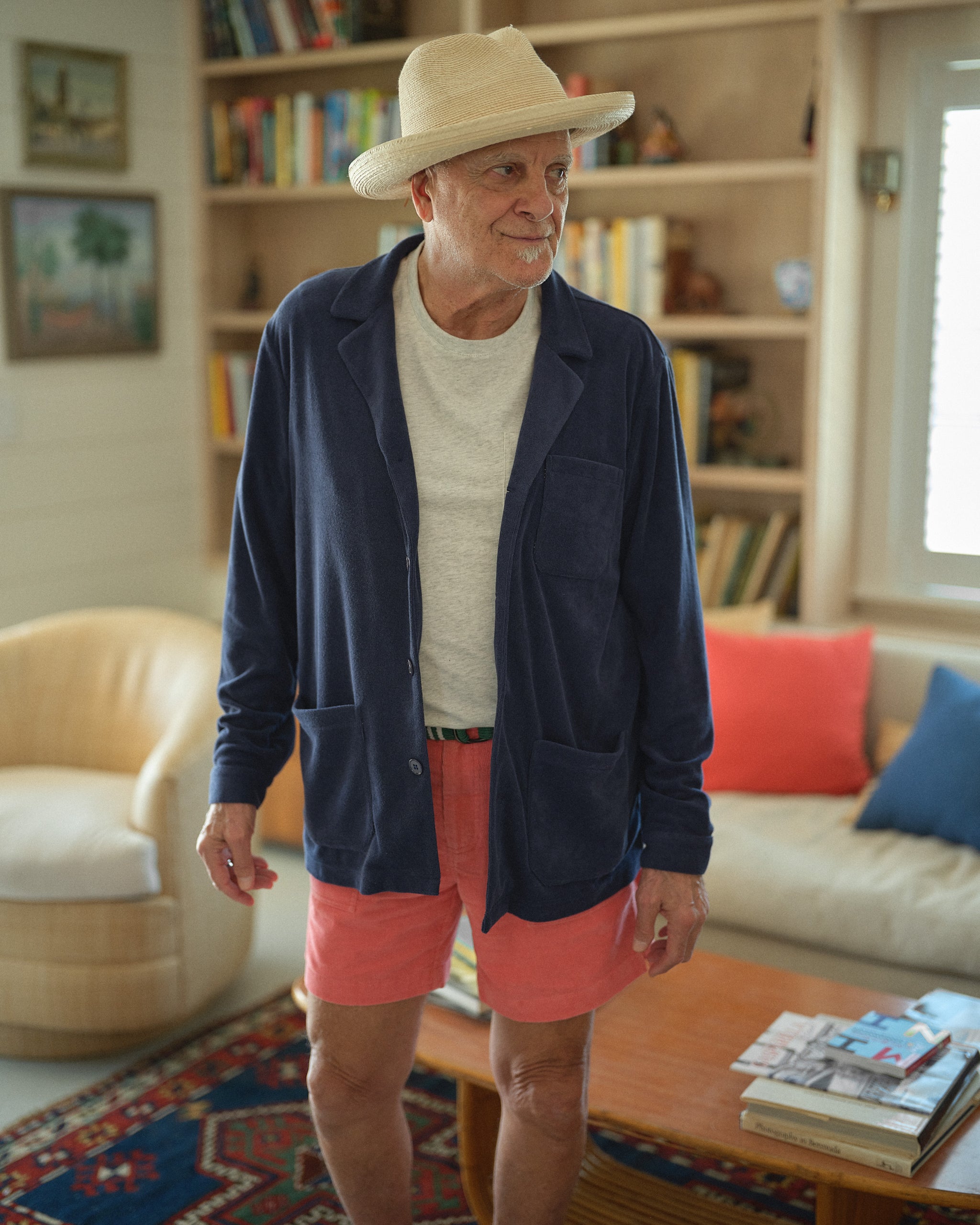 Loafer Jacket in Navy Terrycloth – Quaker Marine Supply Co.