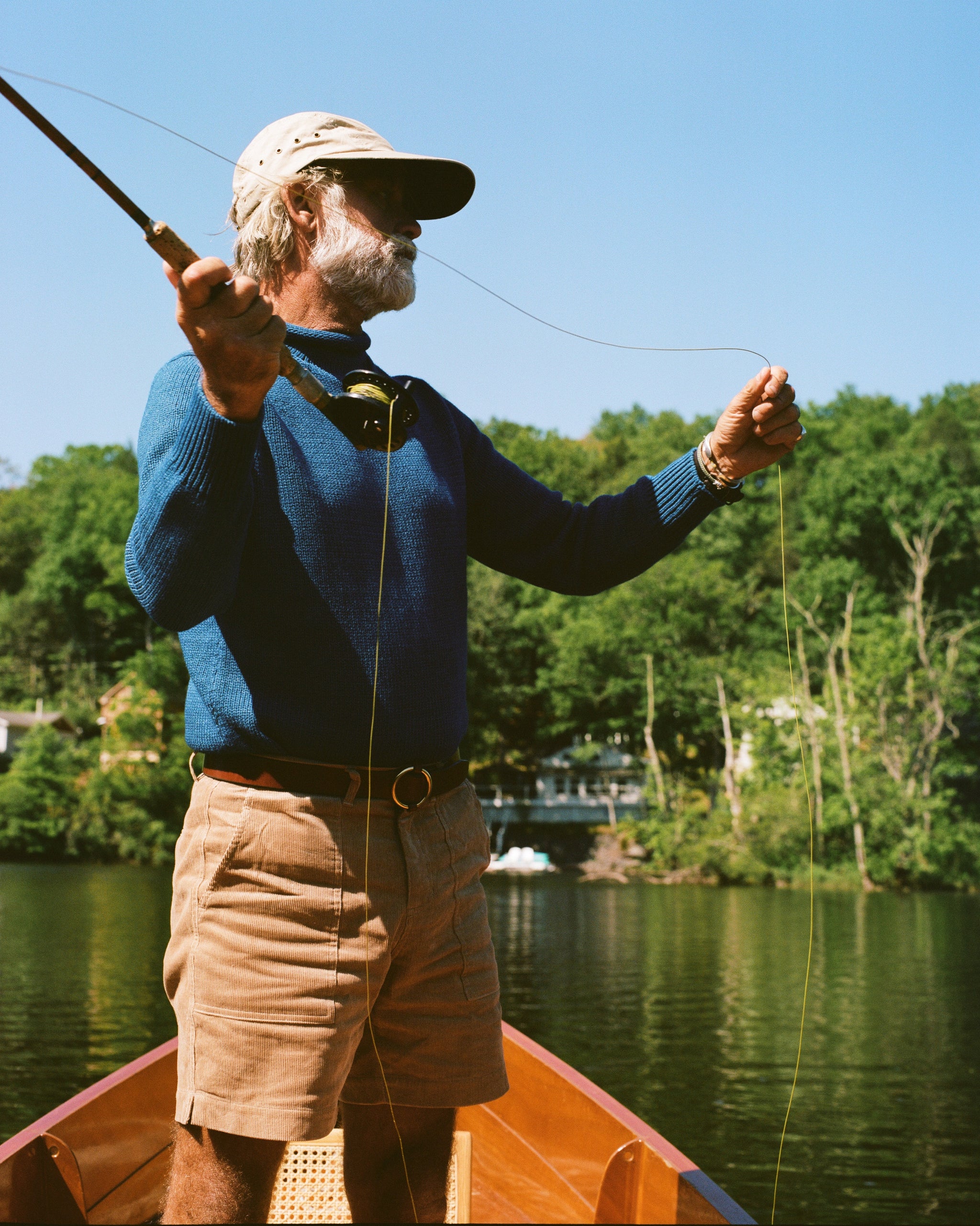 Deep Sea Fisherman's Sweater in Indigo – Quaker Marine Supply Co.