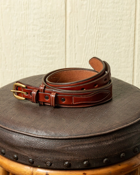 Bridle Strap Ranger Belt in Oak Bark – Quaker Marine Supply Co.