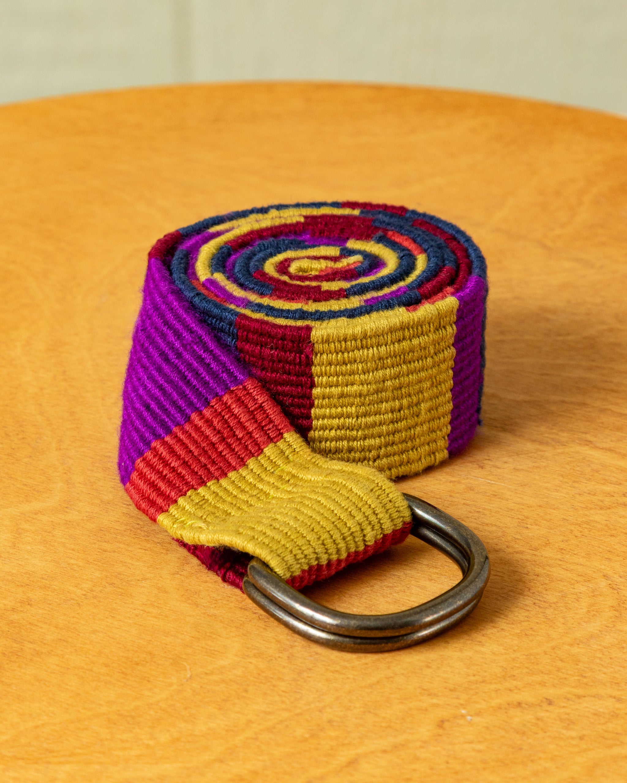 D-Ring Belt in Old Gold Regimental Multi Stripe – Quaker Marine