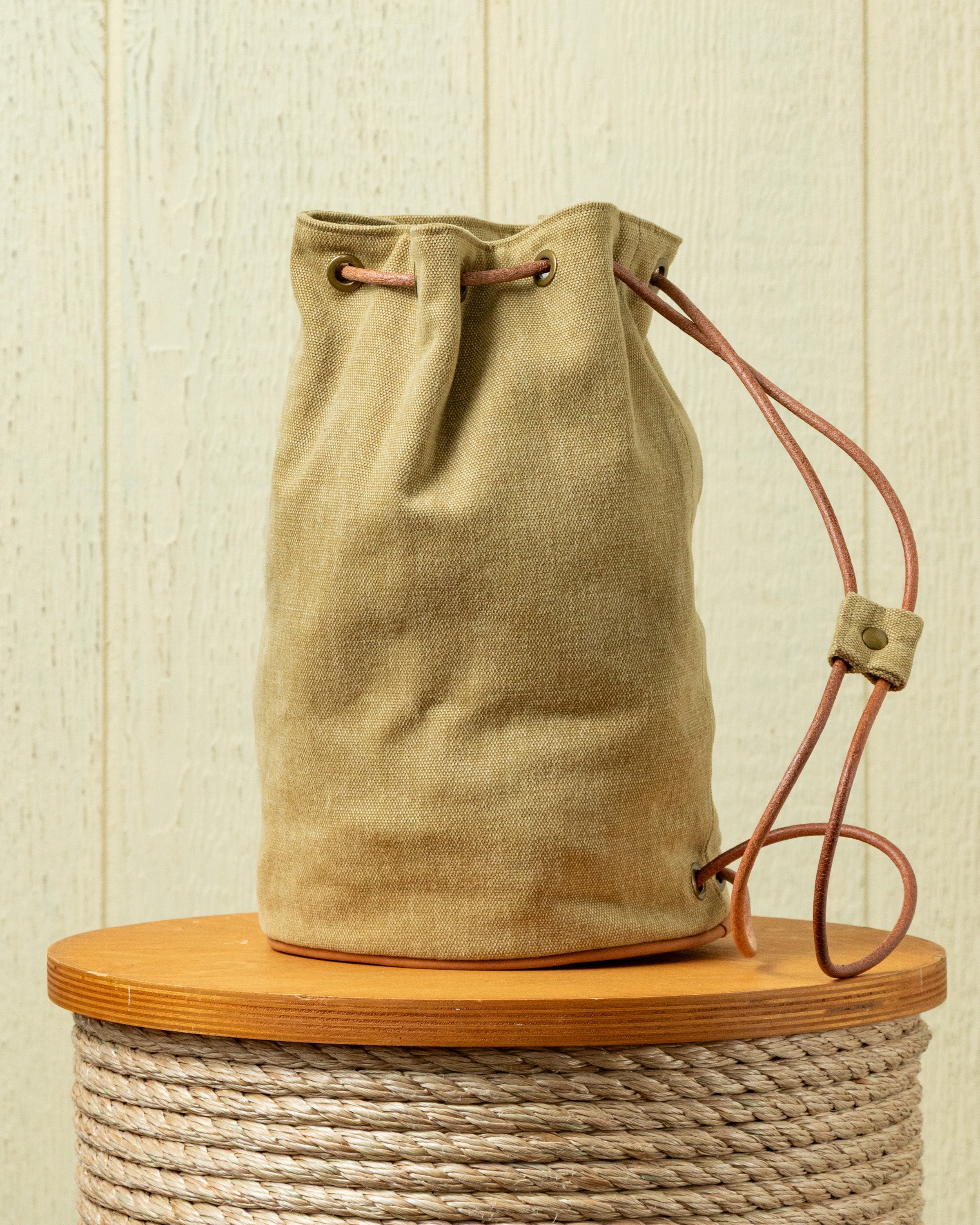 Ditty Bag in Brushed Khaki Canvas – Quaker Marine Supply Co.