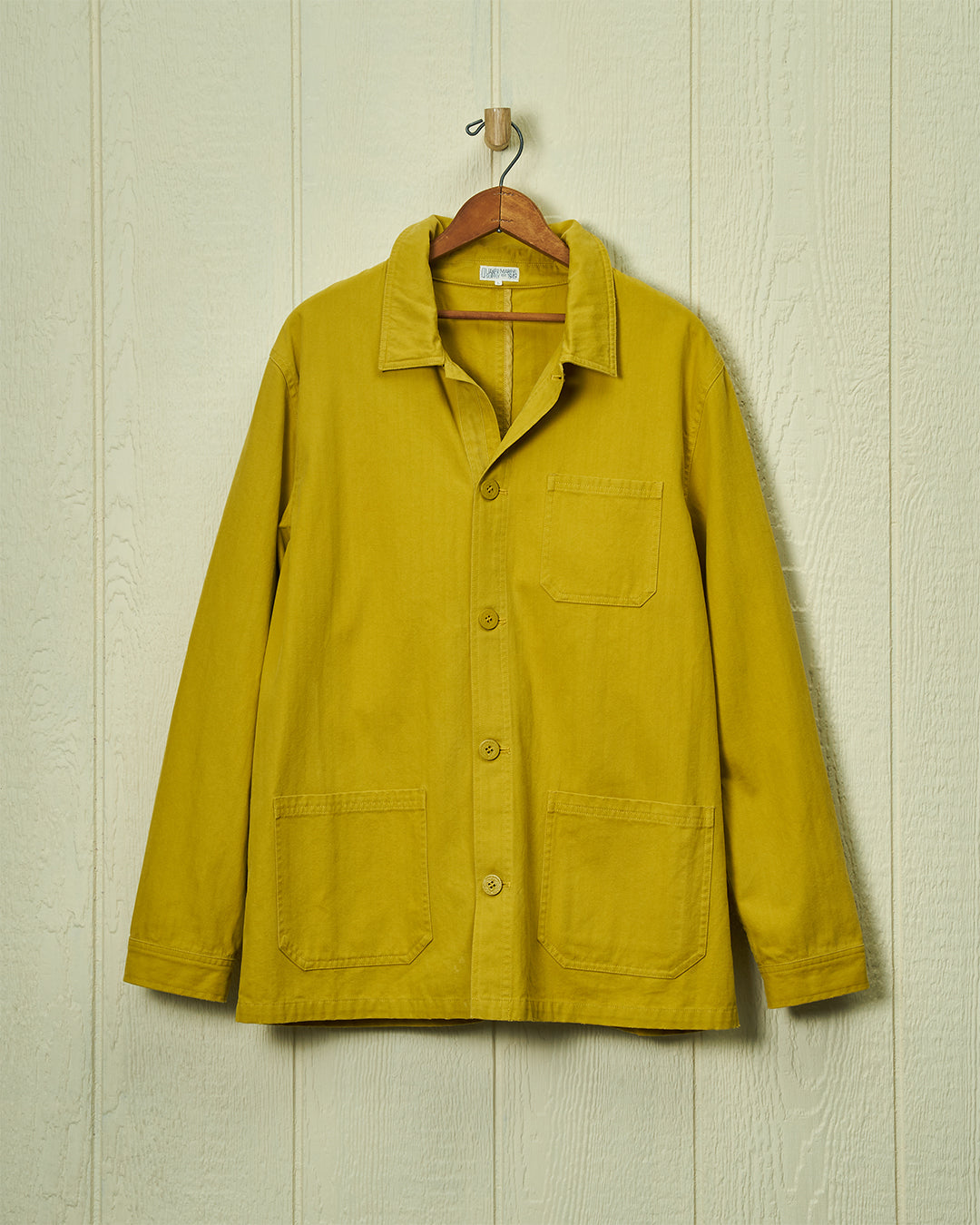 French Workman's Jacket in Squash Herringbone – Quaker Marine