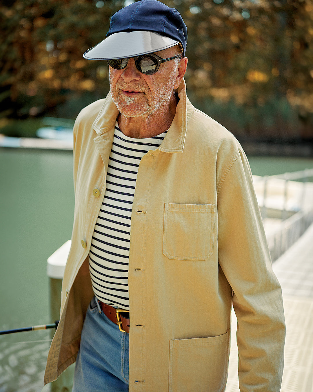 French Workman Jacket Rework French Workman’s Jacket in Khaki Herringbone – Quaker Marine Supply Co.