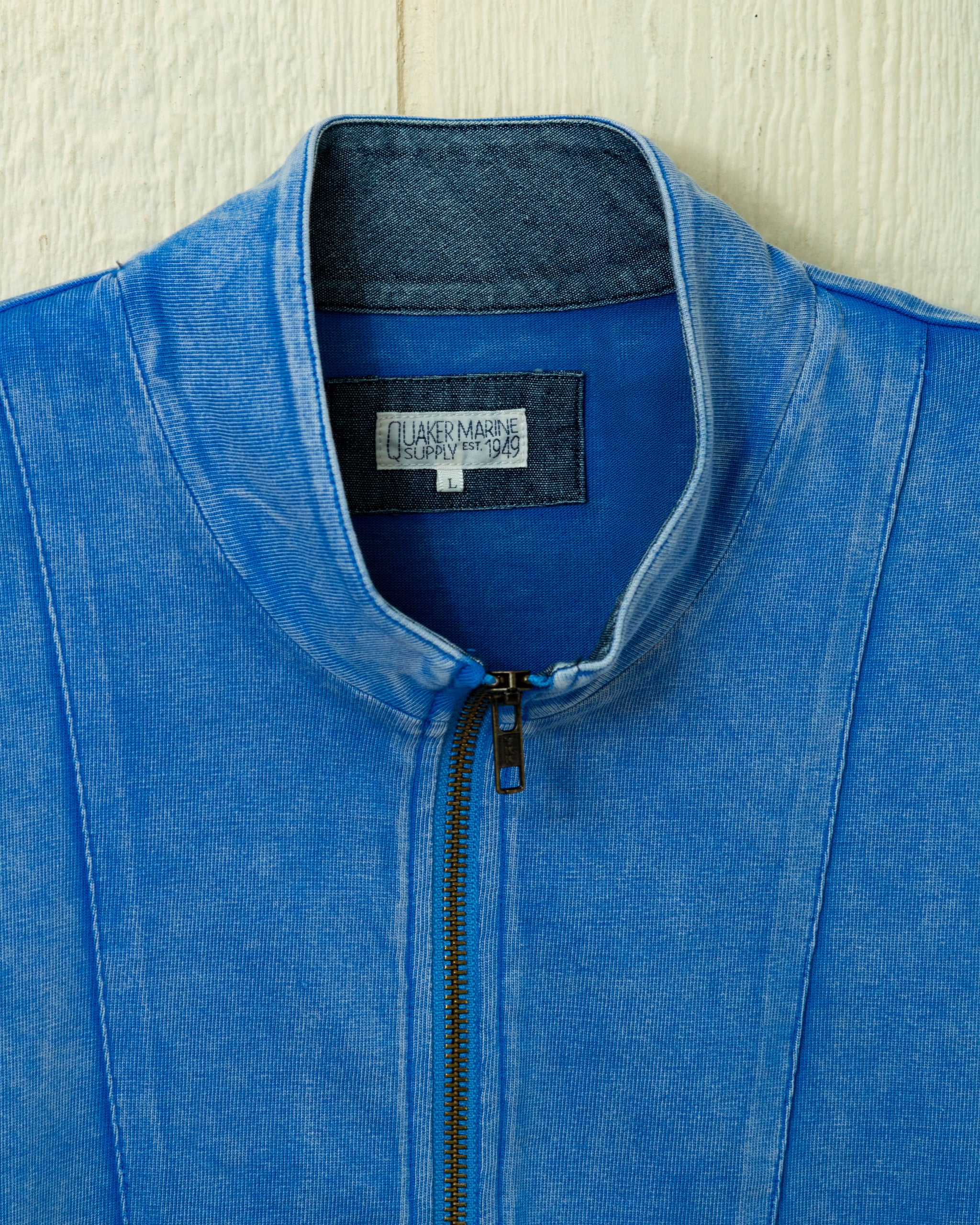 Saltwashed Sconset 1/4 Zip in Chambray – Quaker Marine Supply Co.