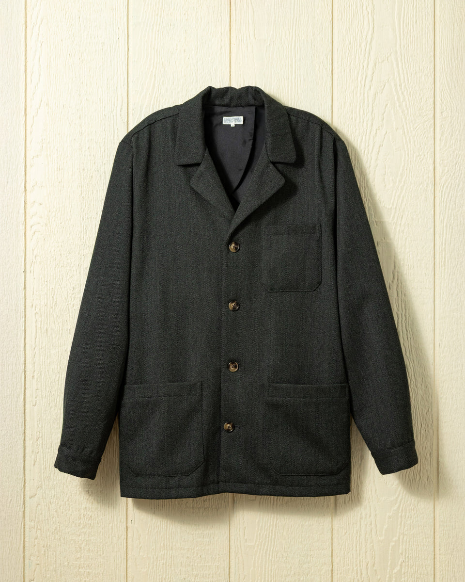 Loafer Jacket in Grey Heather Cavalry Twill – Quaker Marine Supply Co.