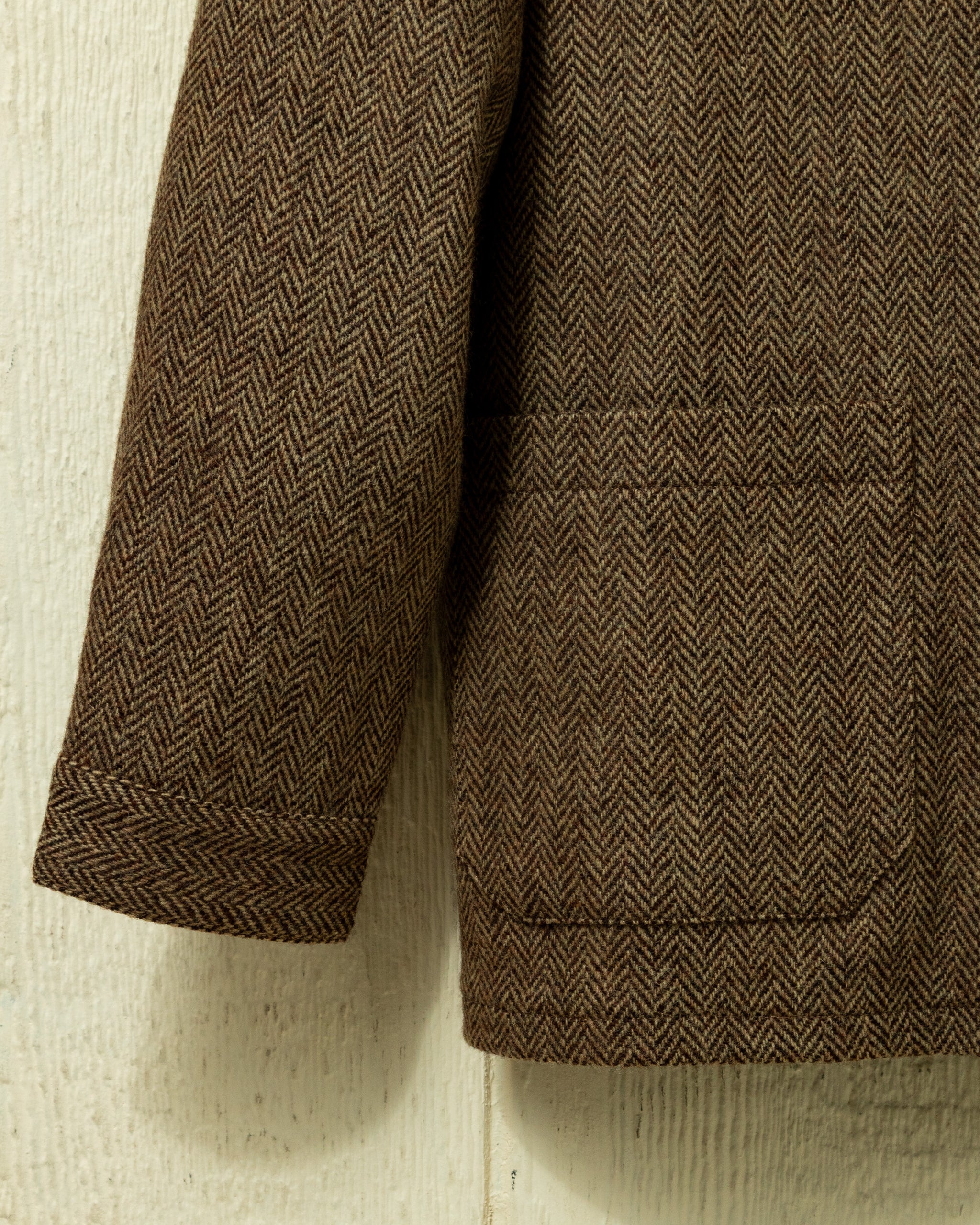 Loafer Jacket in Chestnut Herringbone – Quaker Marine Supply Co.