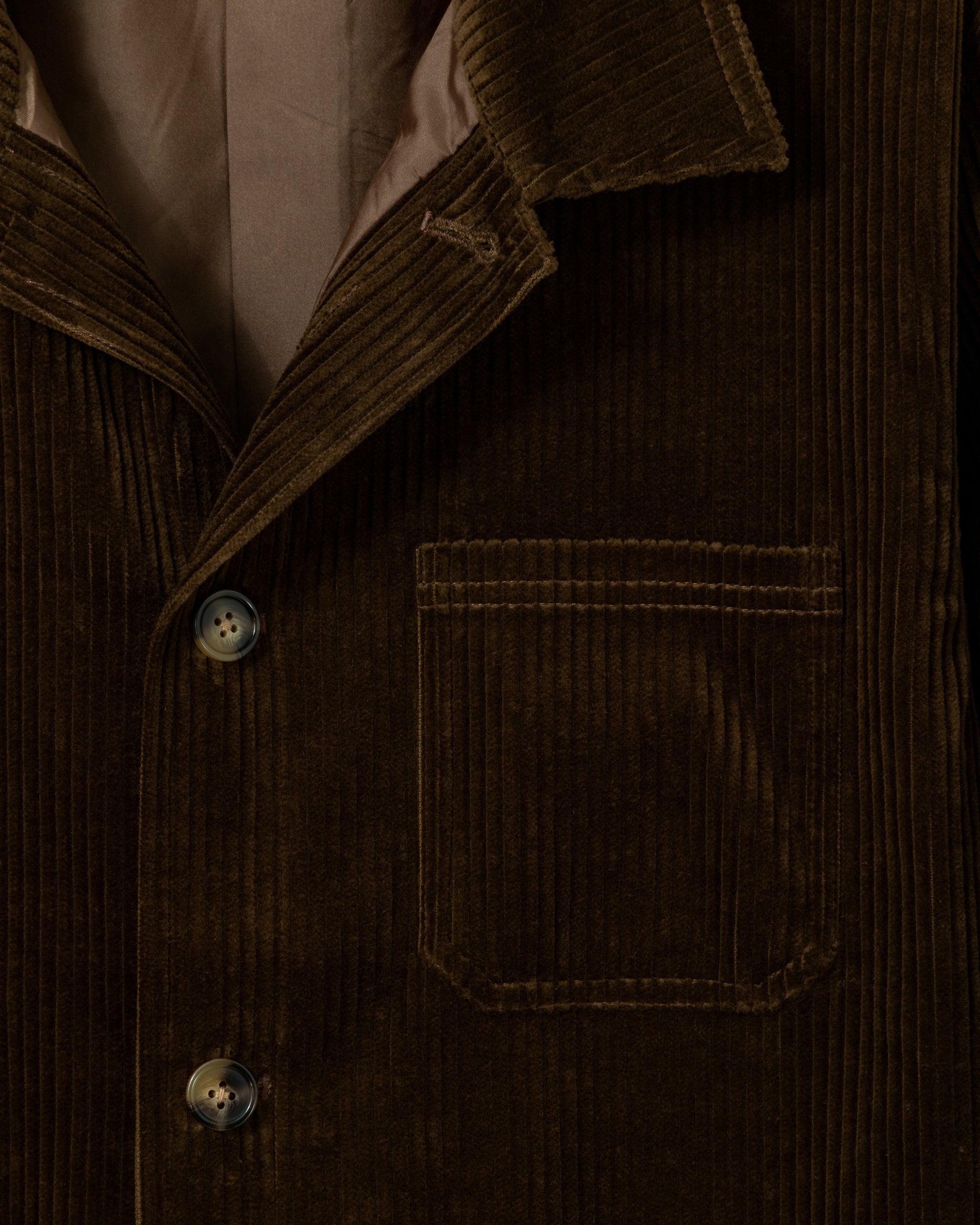 Corduroy French Workman's Jacket in Chocolate – Quaker Marine