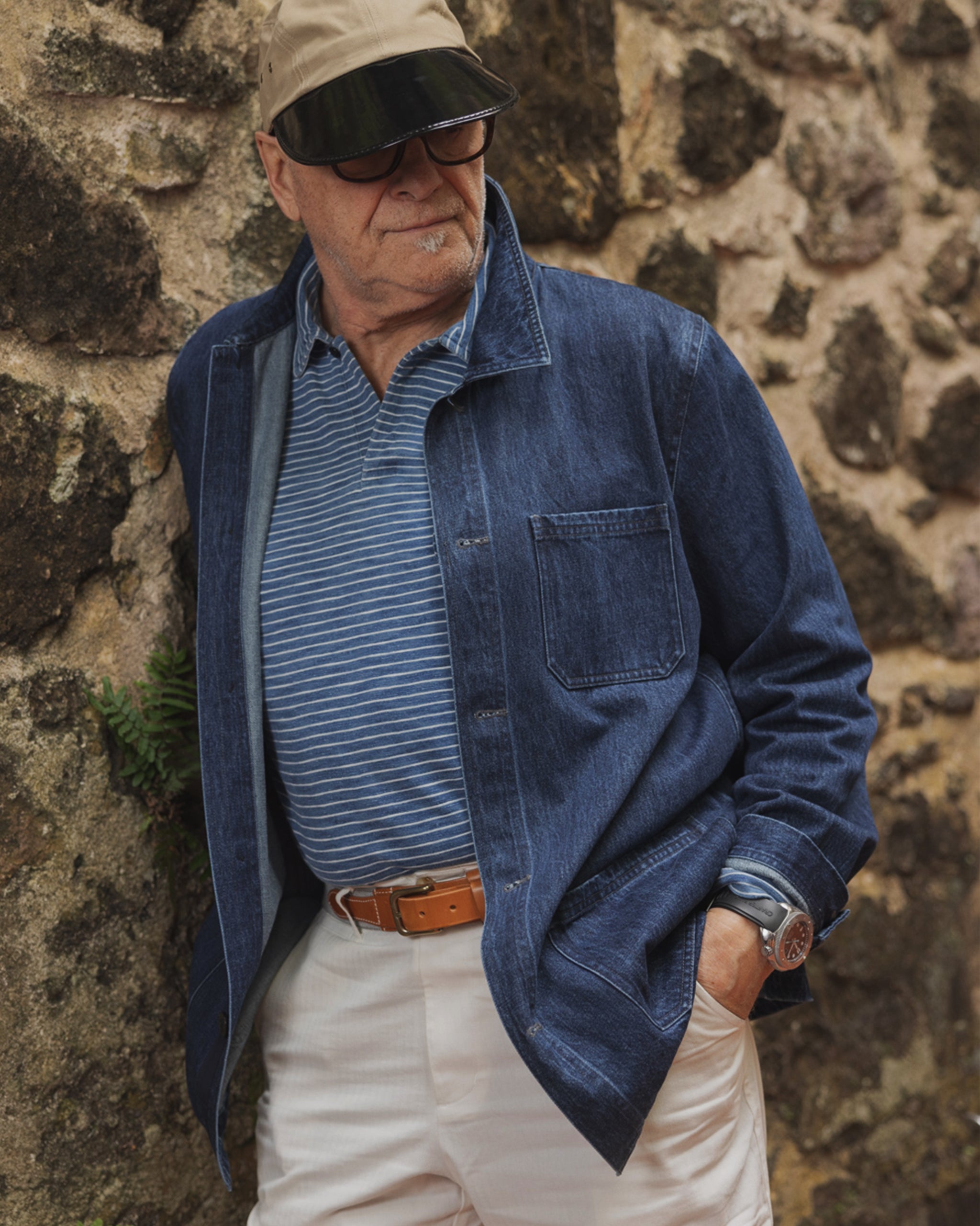 French Workman's Jacket in Mid Wash Denim – Quaker Marine Supply Co.