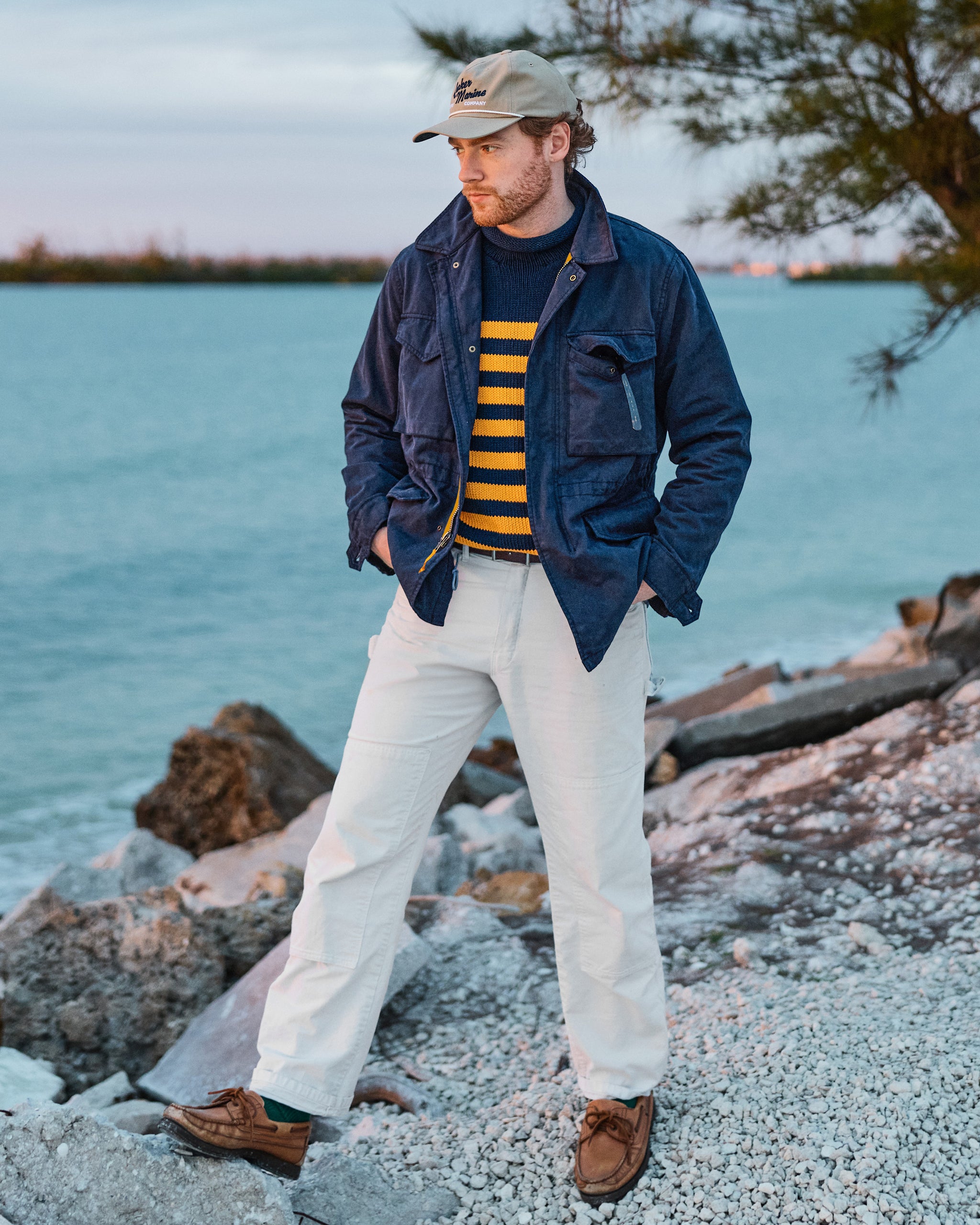 QMS Field Jacket in Navy – Quaker Marine Supply Co.