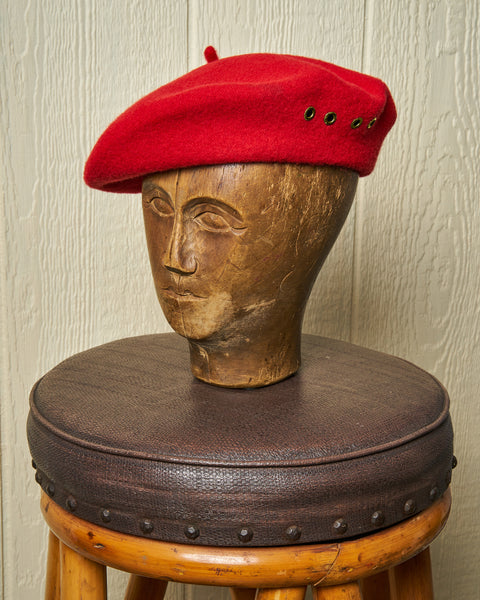 Biscay Beret in Red – Quaker Marine Supply Co.