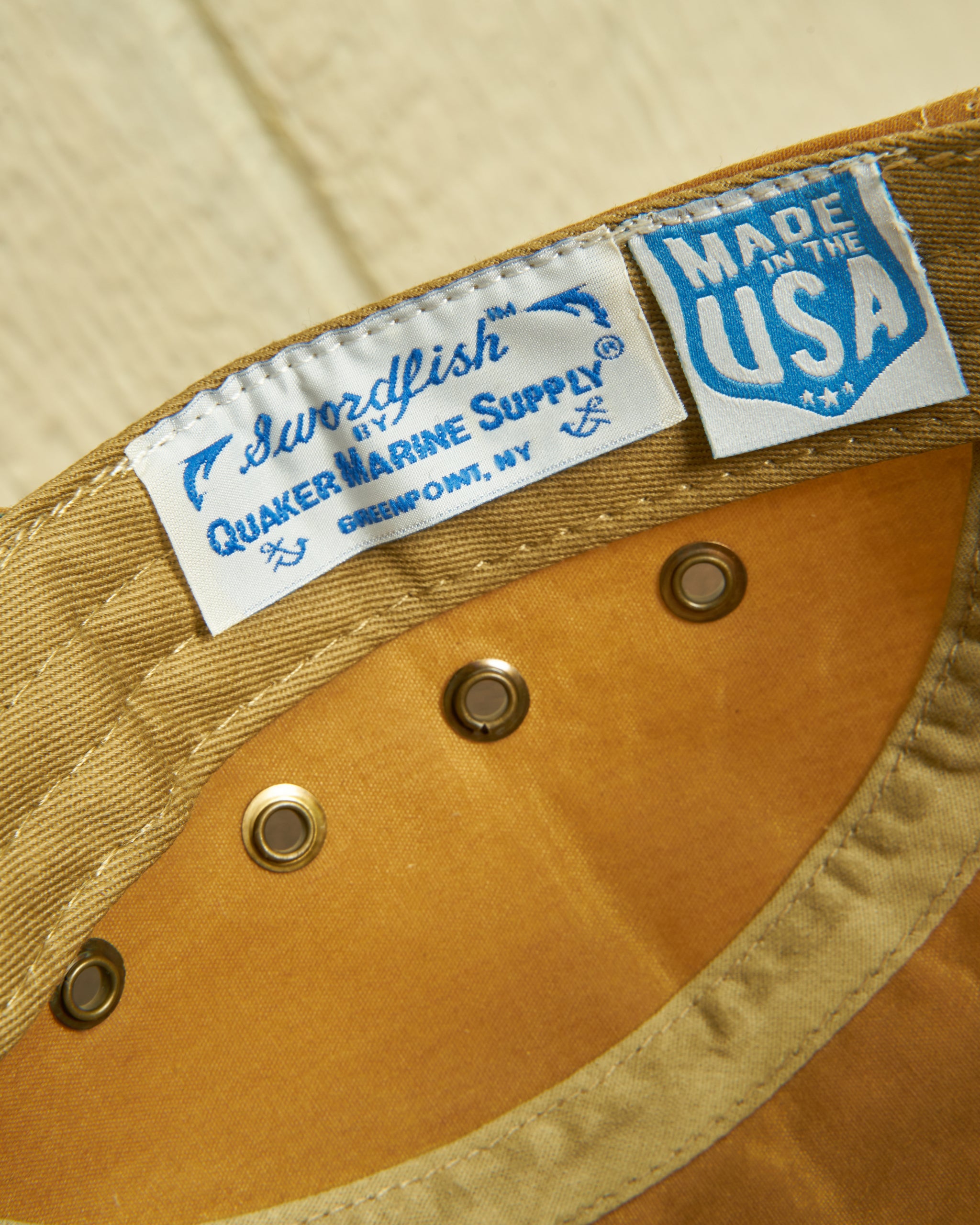 Swordfish in Acorn Waxed Canvas – Quaker Marine Supply Co.
