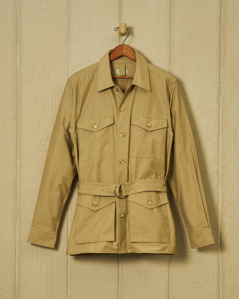 Safari Jacket in Brushed Poplin