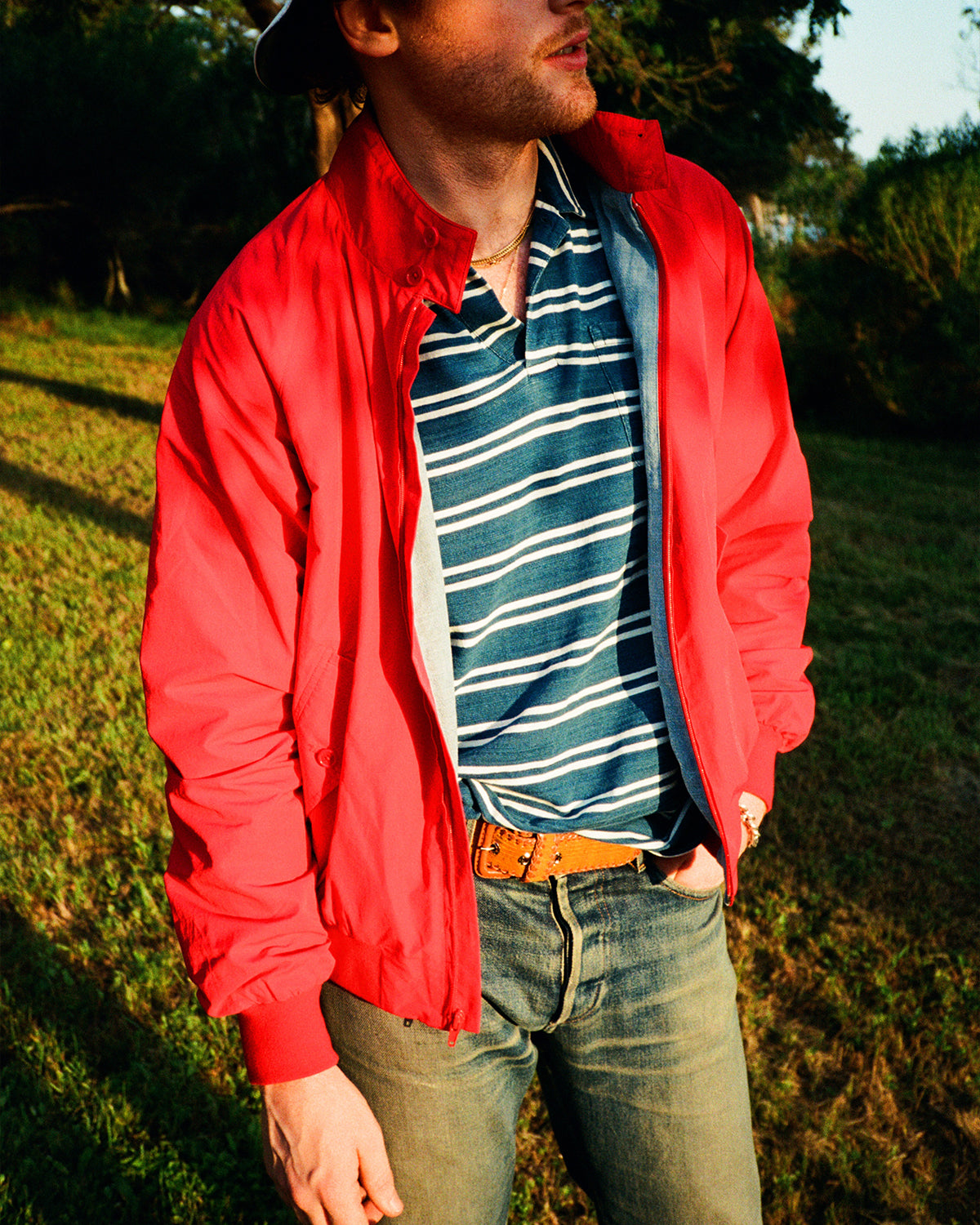 Brighton Jacket in Crimson – Quaker Marine Supply Co.