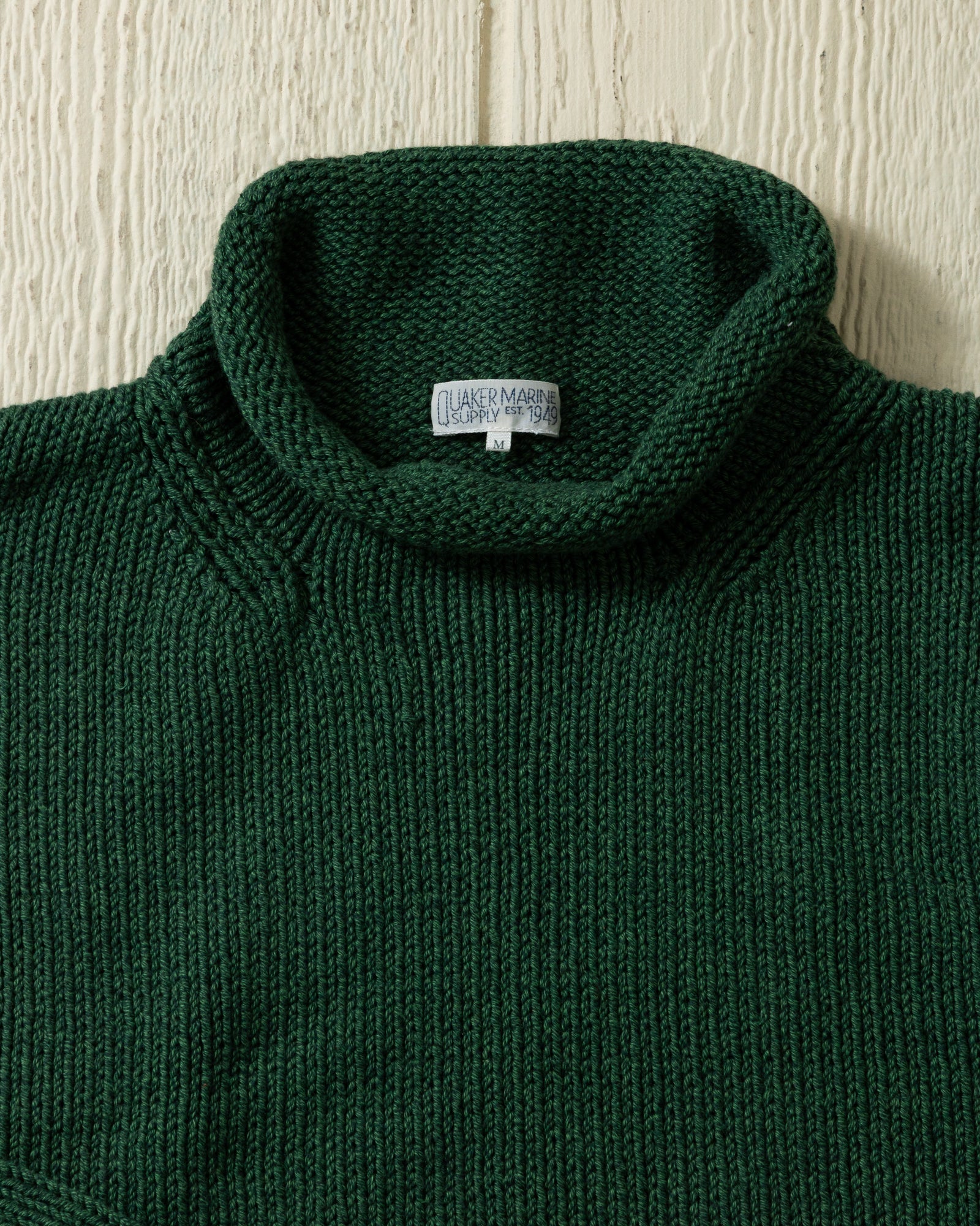 Fisherman's Sweater in Forest Mix – Quaker Marine Supply Co.