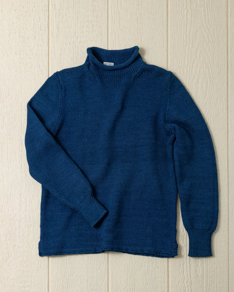 Deep Sea Fisherman's Sweater in Indigo – Quaker Marine