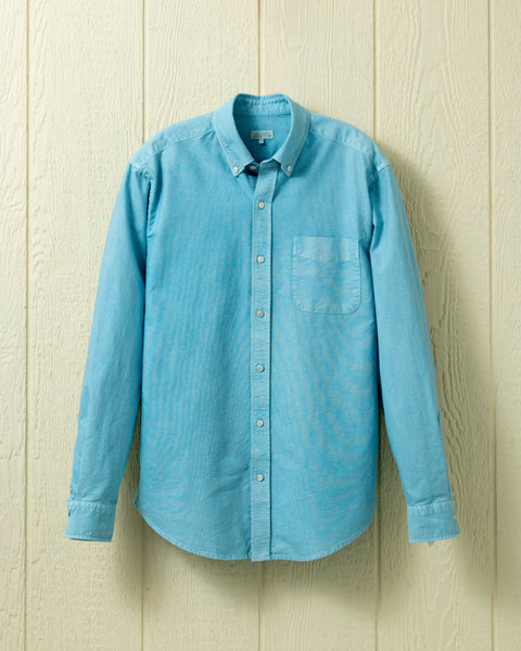 Garment Dyed Oxford Shirt in Chambray – Quaker Marine Supply Co.