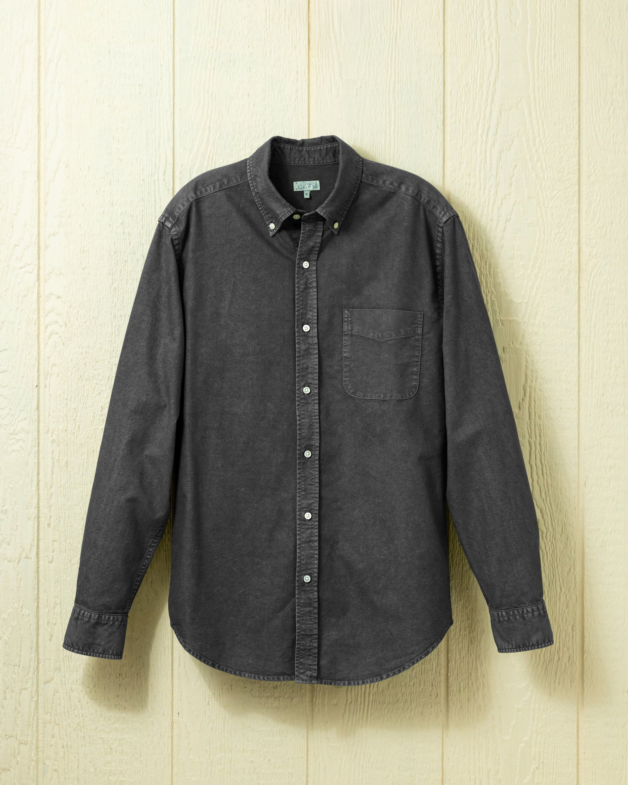 Garment Dyed Oxford Shirt in Graphite – Quaker Marine Supply Co.