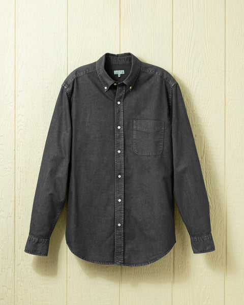 Garment Dyed Oxford Shirt in Graphite – Quaker Marine Supply Co.