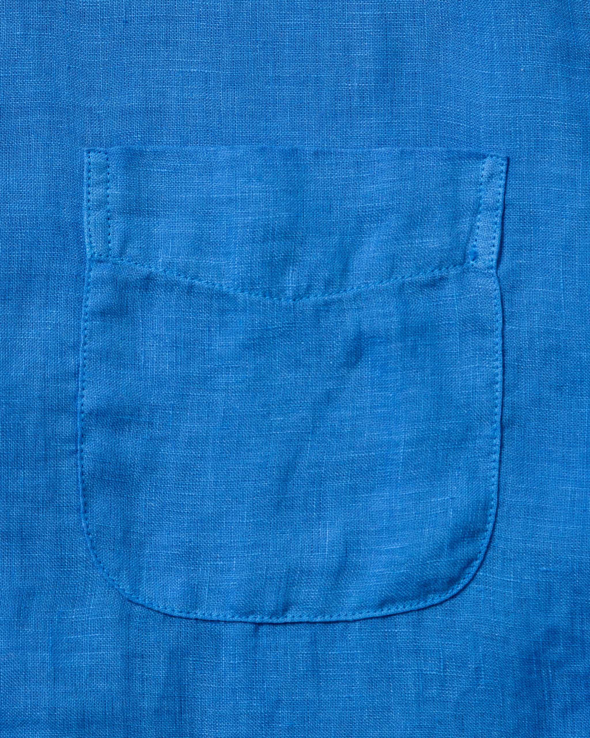 Garment Dyed Linen Shirt in French Blue – Quaker Marine Supply Co.