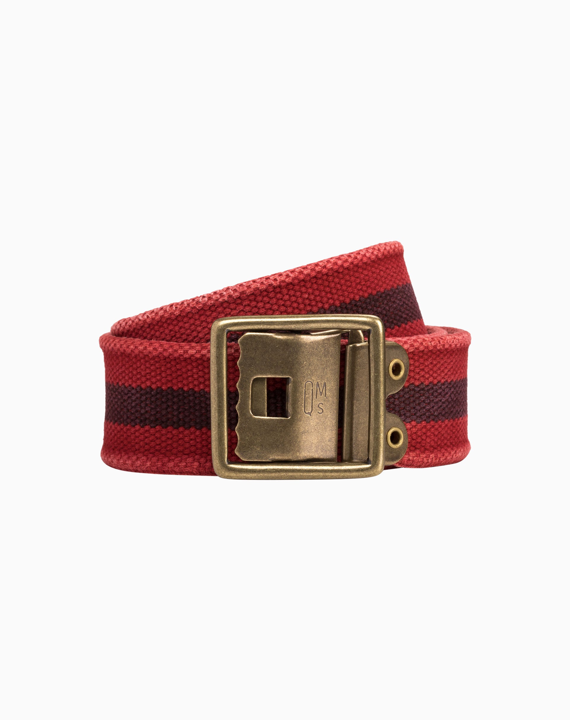 Surcingle Belt With Military Brass Buckle – Khaki/Navy